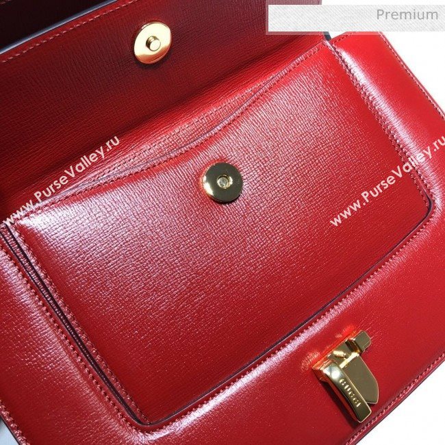 Gucci Sylvie 1969 Vintage Small Shoulder Bag 601067 Red 2020 (DLH-20062216)