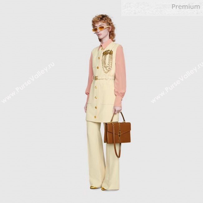 Gucci Sylvie 1969 Vintage Small Top Handle Bag ‎602781 Green 2020 (DLH-20062215)