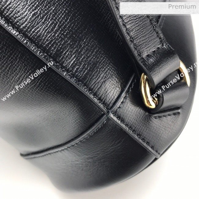 Gucci Horsebit 1955 Leather Backpack ‎620849 Black 2020 (DLH-20062222)