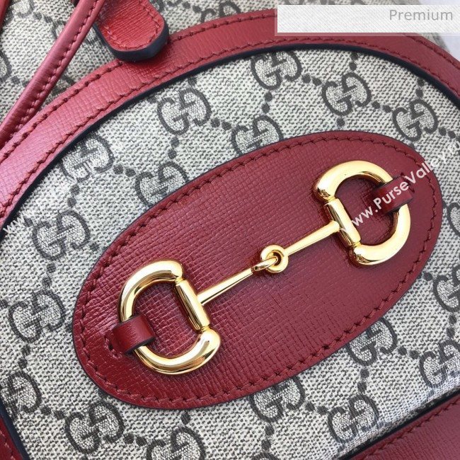 Gucci Horsebit 1955 GG Canvas Backpack ‎620849 Red 2020 (DLH-20062221)