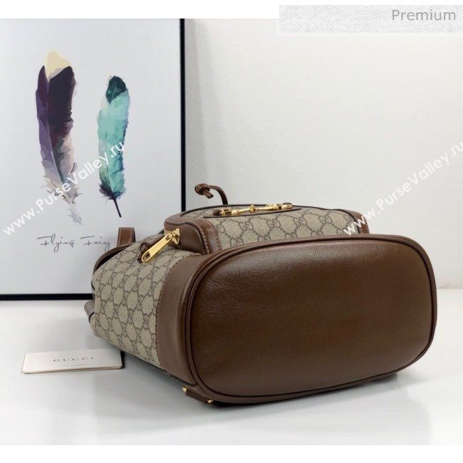 Gucci Horsebit 1955 GG Canvas Backpack ‎620849 Brown 2020 (DLH-20062219)