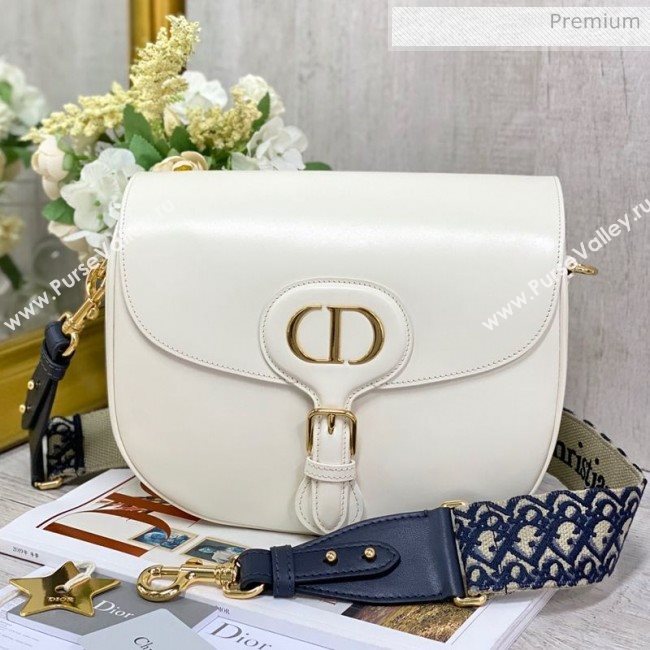 Dior Large Bobby Calfskin Shoulder Bag White 2020 (XXG-20062302)