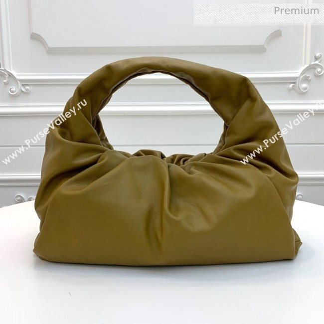 Bottega Veneta Large BV Jodie Leather Hobo Bag Light Green 2020 (MS-20062316)