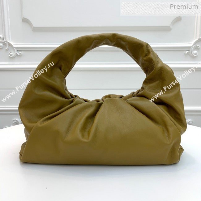 Bottega Veneta Large BV Jodie Leather Hobo Bag Light Green 2020 (MS-20062316)