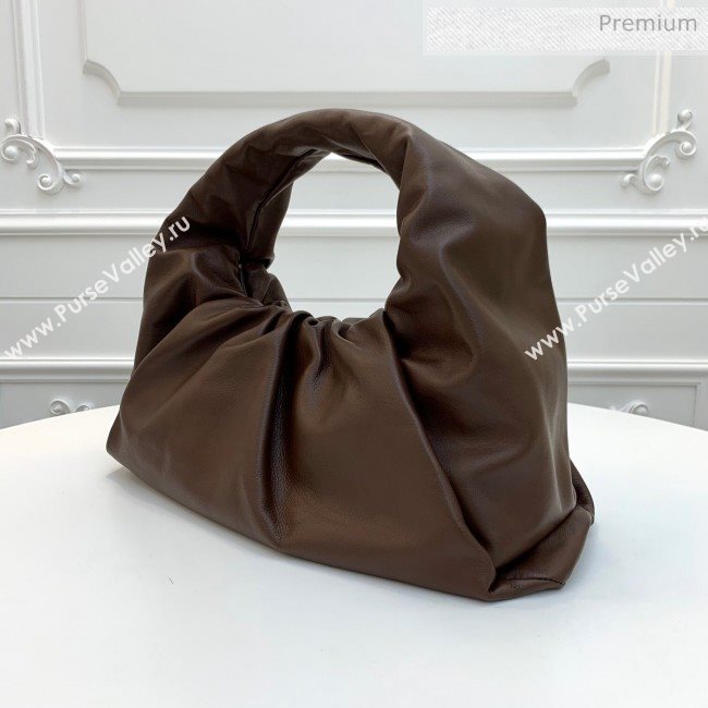 Bottega Veneta Large BV Jodie Leather Hobo Bag Burgundy 2020 (MS-20062317)