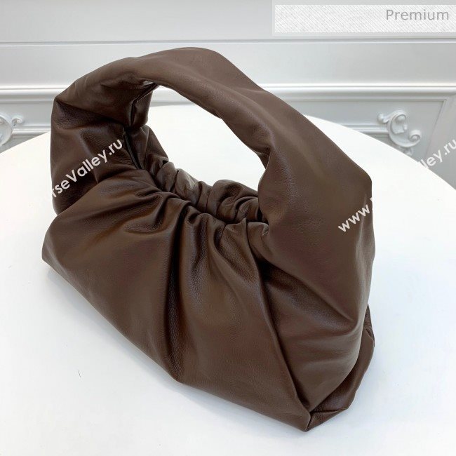 Bottega Veneta Large BV Jodie Leather Hobo Bag Burgundy 2020 (MS-20062317)