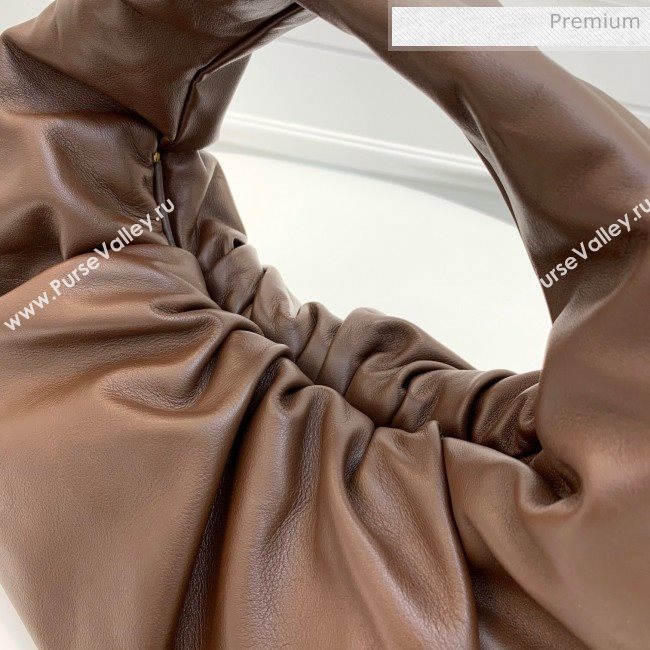 Bottega Veneta Large BV Jodie Leather Hobo Bag Burgundy 2020 (MS-20062317)