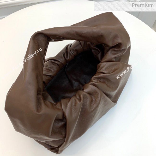 Bottega Veneta Large BV Jodie Leather Hobo Bag Burgundy 2020 (MS-20062317)