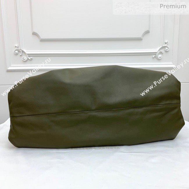 Bottega Veneta Large BV Jodie Leather Hobo Bag Dark Green 2020 (MS-20062318)