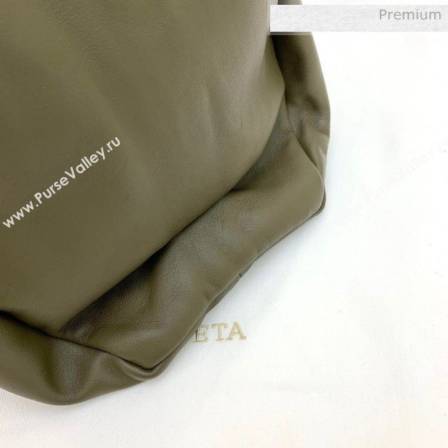 Bottega Veneta Large BV Jodie Leather Hobo Bag Dark Green 2020 (MS-20062318)