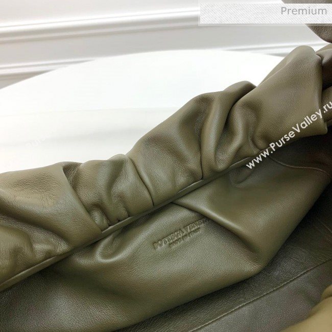 Bottega Veneta Large BV Jodie Leather Hobo Bag Dark Green 2020 (MS-20062318)