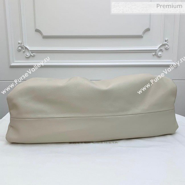 Bottega Veneta Large BV Jodie Leather Hobo Bag White 2020 (MS-20062319)