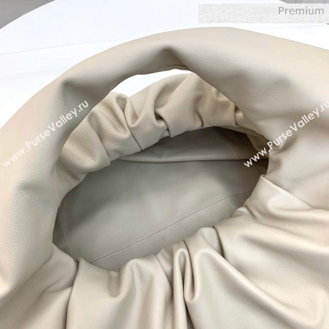 Bottega Veneta Large BV Jodie Leather Hobo Bag White 2020 (MS-20062319)