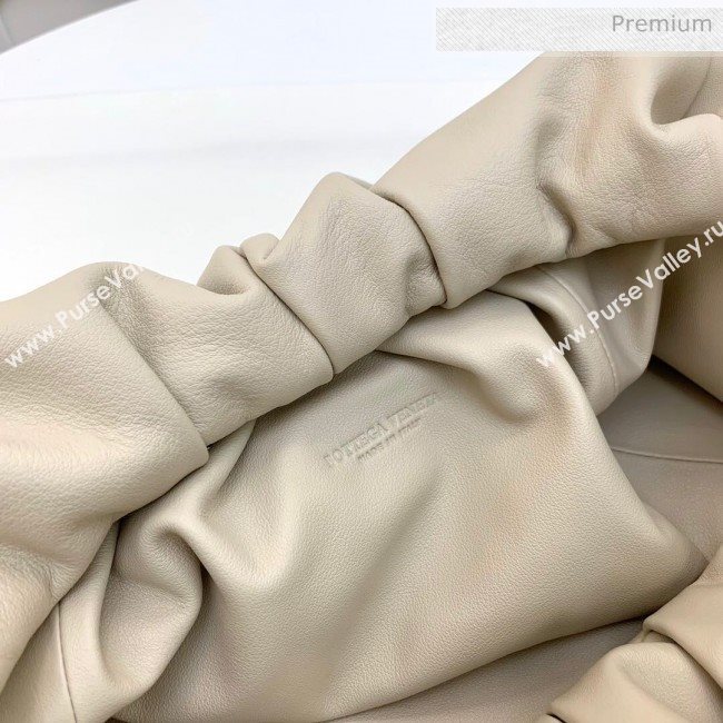 Bottega Veneta Large BV Jodie Leather Hobo Bag White 2020 (MS-20062319)