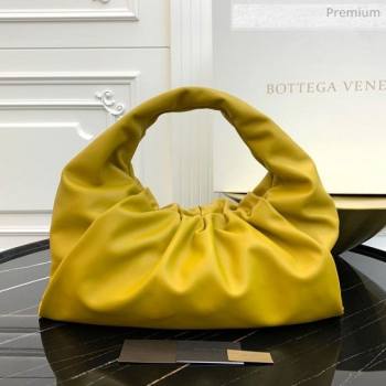 Bottega Veneta Large BV Jodie Leather Hobo Bag Bright Yellow 2020 (MS-20062323)