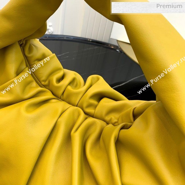 Bottega Veneta Large BV Jodie Leather Hobo Bag Bright Yellow 2020 (MS-20062323)