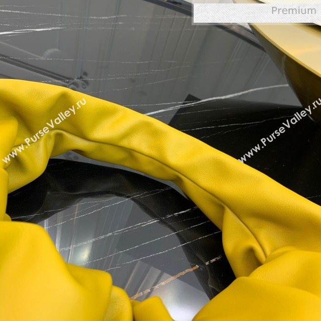 Bottega Veneta Large BV Jodie Leather Hobo Bag Bright Yellow 2020 (MS-20062323)