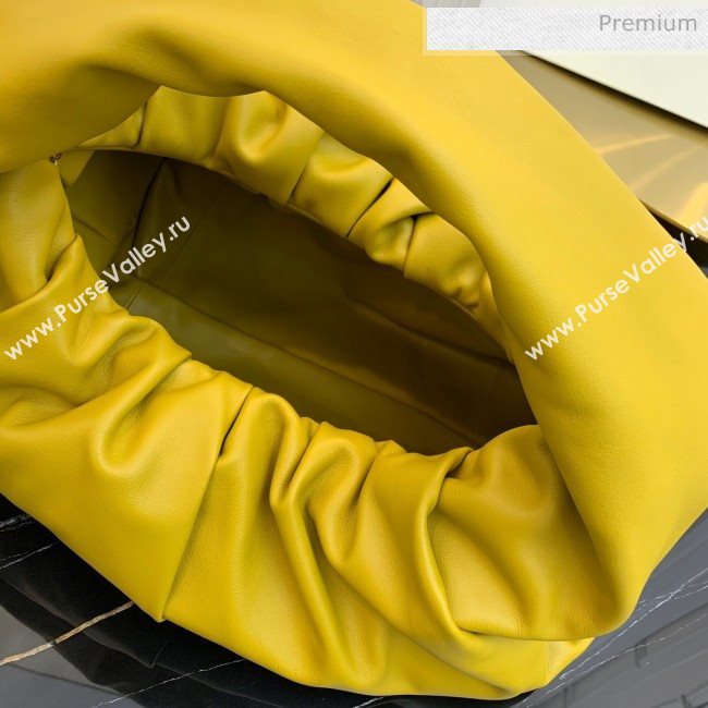 Bottega Veneta Large BV Jodie Leather Hobo Bag Bright Yellow 2020 (MS-20062323)