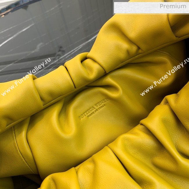 Bottega Veneta Large BV Jodie Leather Hobo Bag Bright Yellow 2020 (MS-20062323)