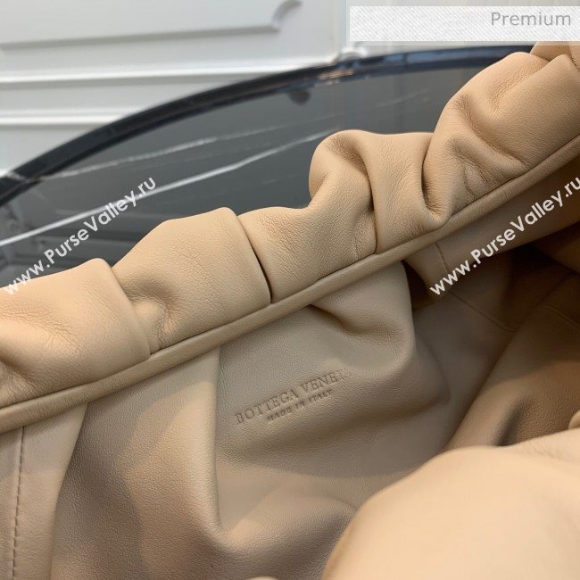 Bottega Veneta Large BV Jodie Leather Hobo Bag Nude 2020 (MS-20062325)