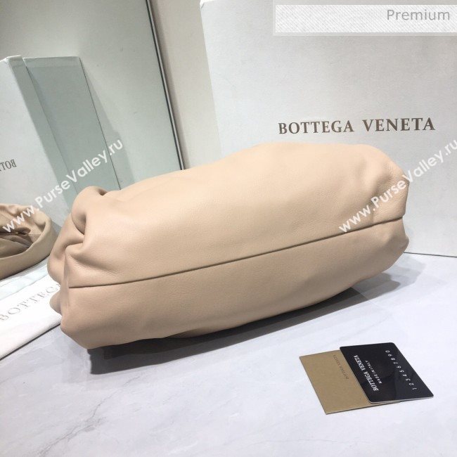 Bottega Veneta Small BV Jodie Leather Hobo Bag Nude 2020 (MS-20062327)