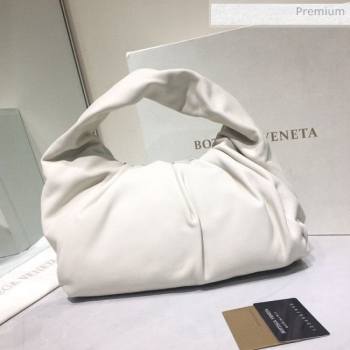 Bottega Veneta Small BV Jodie Leather Hobo Bag White 2020 (MS-20062328)