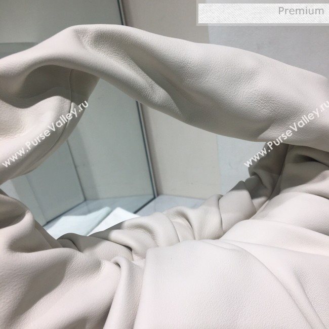 Bottega Veneta Small BV Jodie Leather Hobo Bag White 2020 (MS-20062328)