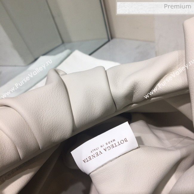 Bottega Veneta Small BV Jodie Leather Hobo Bag White 2020 (MS-20062328)