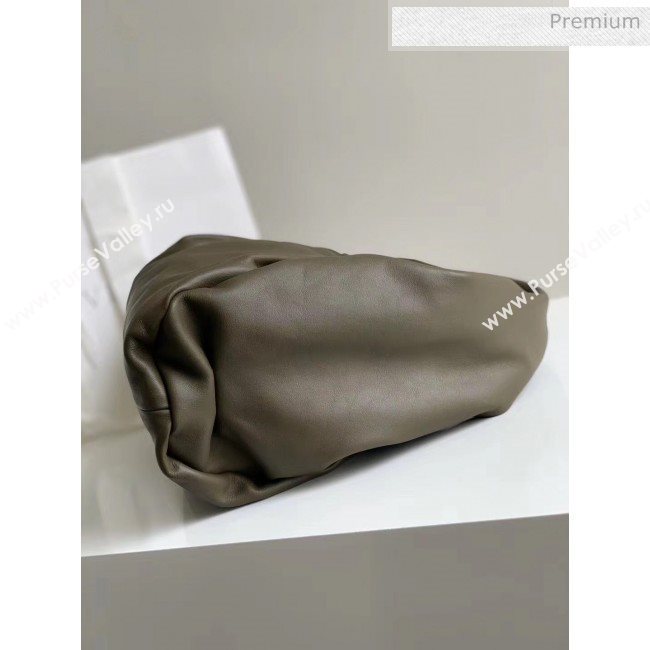 Bottega Veneta Small BV Jodie Leather Hobo Bag Dark Green 2020 (MS-20062331)