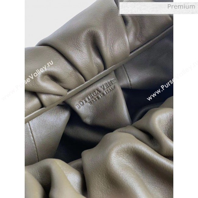 Bottega Veneta Small BV Jodie Leather Hobo Bag Dark Green 2020 (MS-20062331)