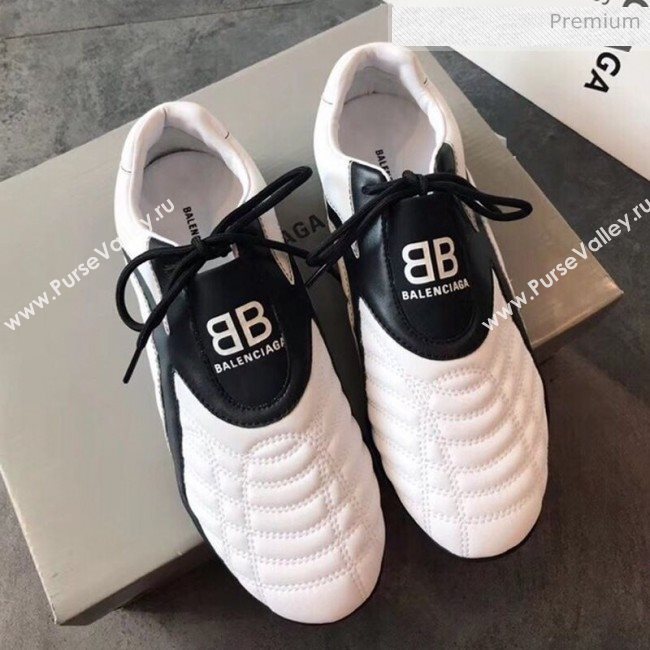 Balenciaga BB Quilted Leather Sneakers White 2020 (EM-20062415)