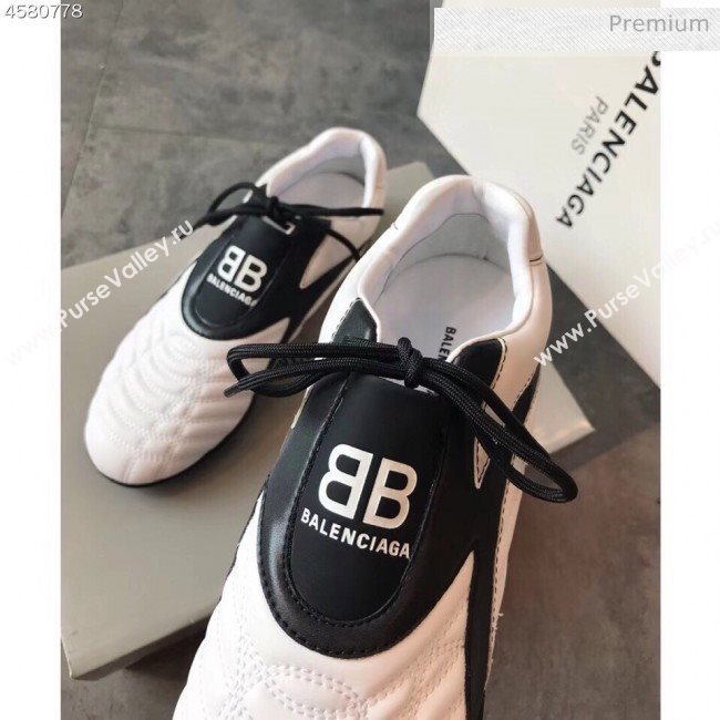 Balenciaga BB Quilted Leather Sneakers White 2020 (EM-20062415)