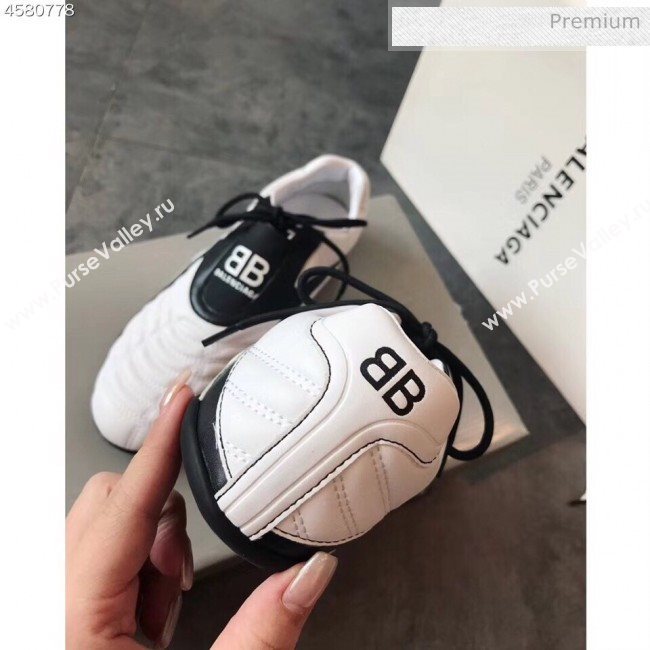 Balenciaga BB Quilted Leather Sneakers White 2020 (EM-20062415)