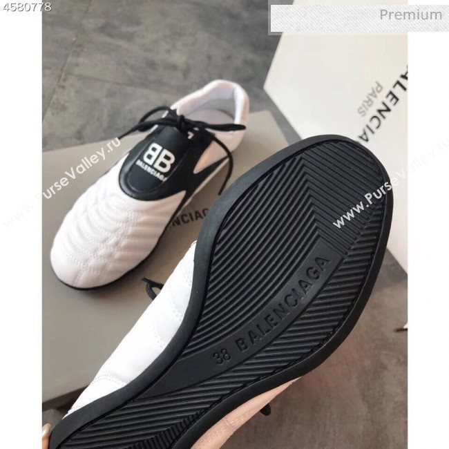 Balenciaga BB Quilted Leather Sneakers White 2020 (EM-20062415)