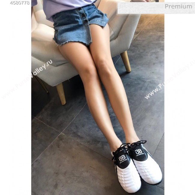 Balenciaga BB Quilted Leather Sneakers White 2020 (EM-20062415)
