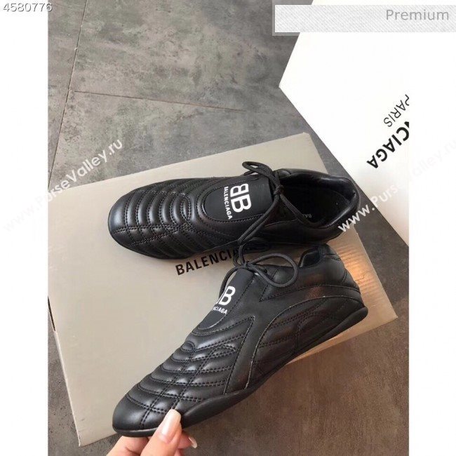 Balenciaga BB Quilted Leather Sneakers Black 2020 (EM-20062417)