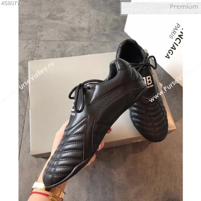 Balenciaga BB Quilted Leather Sneakers Black 2020 (EM-20062417)