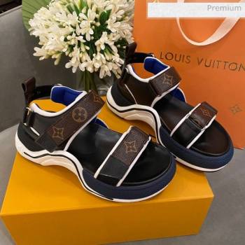 Louis Vuitton LV Archlight Contrasting Sporty Sandals Blue 2020 (SY-20062426)