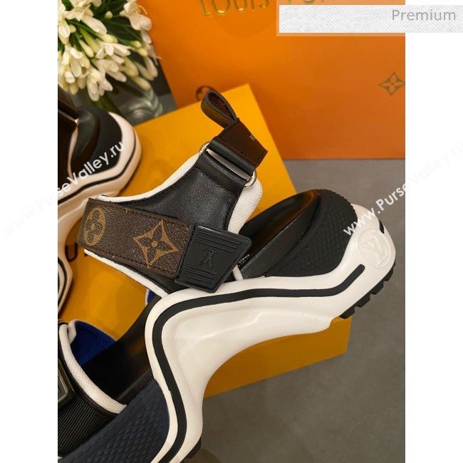 Louis Vuitton LV Archlight Contrasting Sporty Sandals Blue 2020 (SY-20062426)