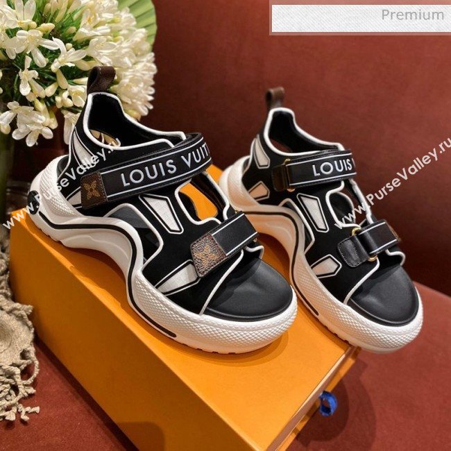 Louis Vuitton LV Archlight Contrasting Sporty Sandals White 2020 (SY-20062427)