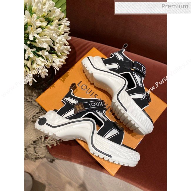 Louis Vuitton LV Archlight Contrasting Sporty Sandals White 2020 (SY-20062427)