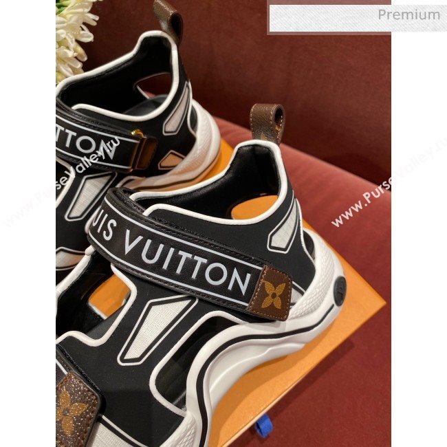 Louis Vuitton LV Archlight Contrasting Sporty Sandals White 2020 (SY-20062427)