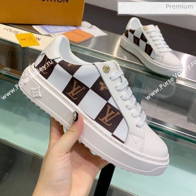 Louis Vuitton Frontrow Monogram Damier Sneaker 2020 (For Women and Men) (SY-20062428)