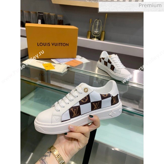 Louis Vuitton Frontrow Monogram Damier Sneaker 2020 (For Women and Men) (SY-20062428)