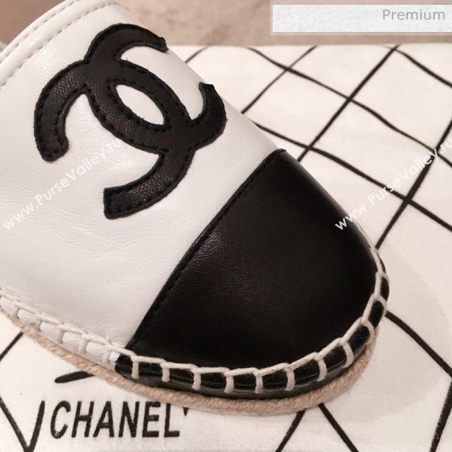 Chanel Lambskin Flat Espadrilles G36184 White 2020 (KL-20062813)