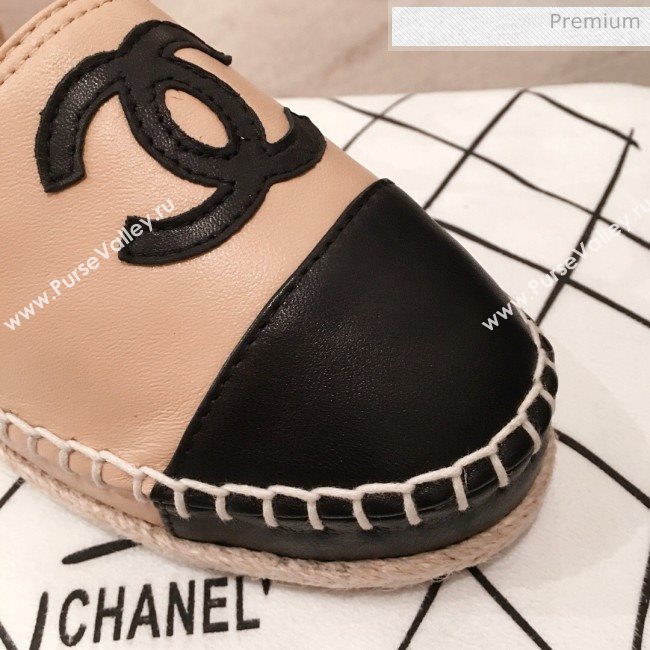 Chanel Lambskin Flat Espadrilles G36184 Beige 2020 (KL-20062815)