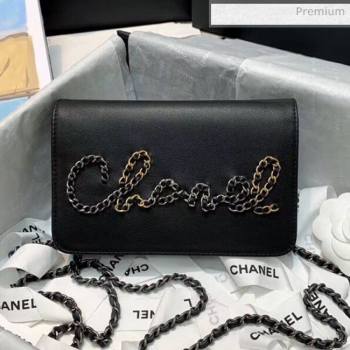 Chanel Calfskin Chain CHANEL Wallet on Chian WOC Black 2020 (JY-20062923)