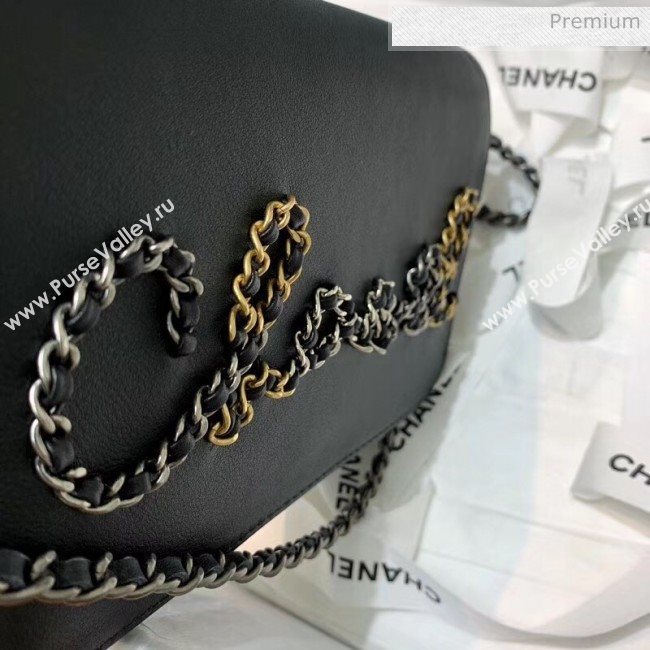 Chanel Calfskin Chain CHANEL Wallet on Chian WOC Black 2020 (JY-20062923)