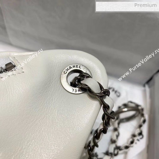 Chanel Calfskin Chain CHANEL Waist Bag AS1783 White 2020 (JY-20062920)