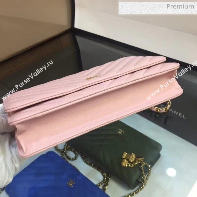 Chanel Quilted Leather Flap Waist Bag with Pearl Strap AP1122 Purple 2020 (YD-20063009)